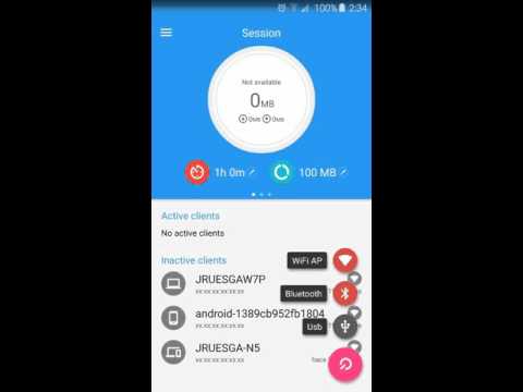 Data Sharing - Tethering Video