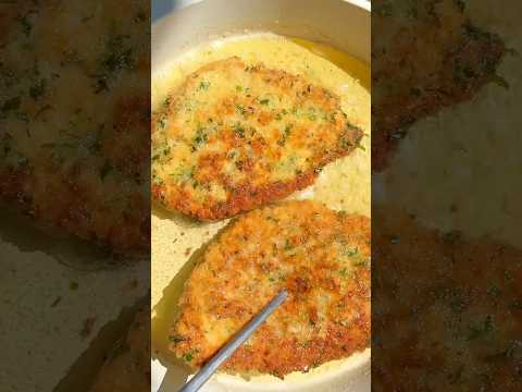The Crispiest Chicken Schnitzel #schnitzel