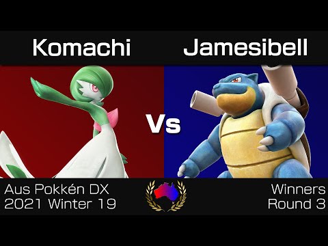Aus Pokkén DX 2021 Winter 19 - Winners Round 3: Komachi (Gardevoir) vs. Jamesibell (Blastoise)