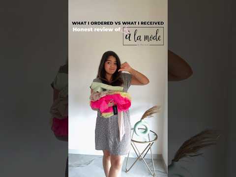 Honest review of alamode by akanksha! #shoppinghaul #review #shoppingonline #alamodebyakanksha