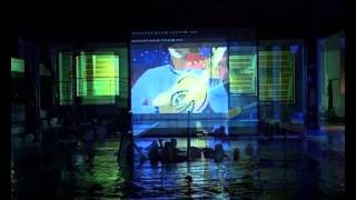 preview picture of video 'RICCIONE TERME Le Terme animate. Cartoon e relax alle Terme di Riccione. Cinema in piscina'