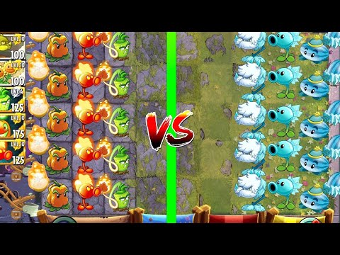 PvZ 2 Arena - Team FIRE vs ICE Plants - Who Will Win? (v9.3.1)
