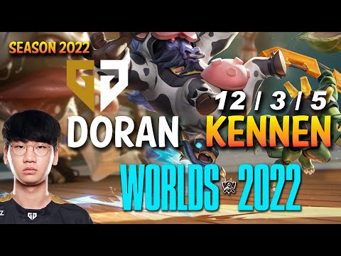 Gen Doran KENNEN vs FIORA Top - NA Ranked - WORLDS 2022