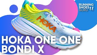Hoka One One Bondi X - Max Cushioned, Light, Carbon Fiber Trainer