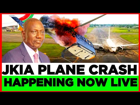 BREAKING NEWS! Rescue Operations Underway after Plane crash Landing at JKIA Today