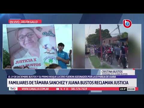 Pedido de justicia en Delfín Gallo: familias marchan por crímenes que conmocionaron a la provincia