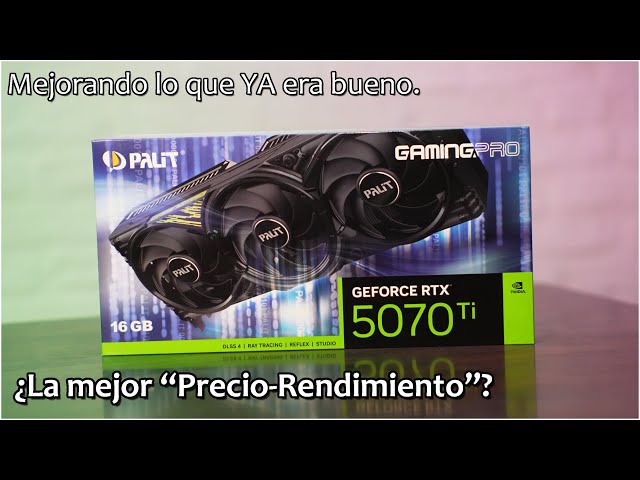 Vídeo relacionado con Palit GeForce RTX 5070 Ti GamingPro-S OC - 16 GB GDDR7, HDMI, 3X DP