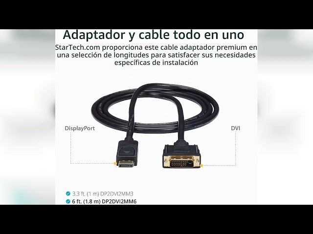 Vídeo relacionado con Thzzhnno DVI a DVI Cable 1M, Chapado en oro y Trenzado Macho DVI D 24 +1 a DVI Cable de Alta Resolución 2560x1600 1080P para Juegos, DVD, Ordenador Portátil, PC, Display