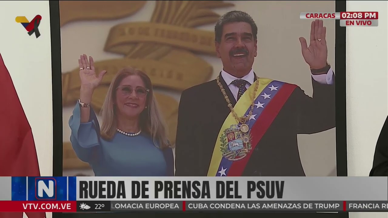 Dosdado Cabello, rueda de prensa del PSUV, 12 de enero de 2026