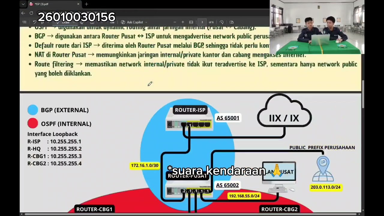 OJM Tahap 2 2026 | Dynamic Routing Ospf Dan Bgp Pada Jaringan Perusahaan