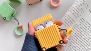 Suitcase AirPods Cases by VEASOON