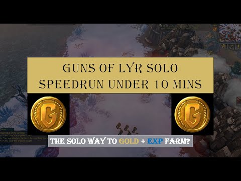 Battleforge/Skylords Reborn - Speedrun Series #2, Guns of Lyr Expert Solo UNDER 10MINS [Commentary]