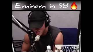 Eminem 98’ Freestyle on radio 📻