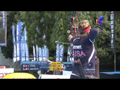 Andrea Gales v Erika Jones – compound women bronze | Edinburgh 2010 Archery World Cup Final