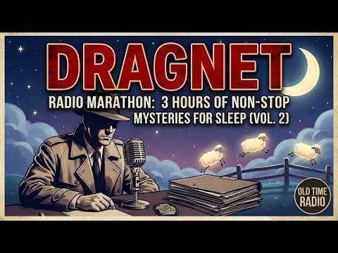 Dragnet Radio Marathon: 3 Hours of Non-Stop Mysteries for Sleep (Vol. 2) | Old Time Radio
