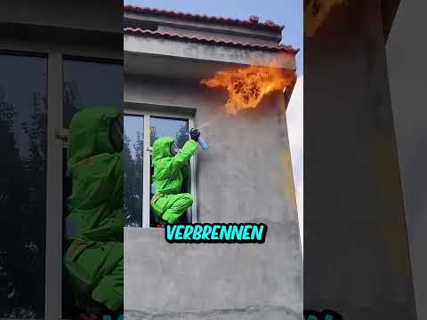 He destroyed a wasp's nest with fire! 😱🔥
