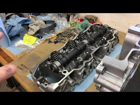 Toyota 22RE pickup truck motor update head gasket timing cover install stuff to watch out for - TIP!