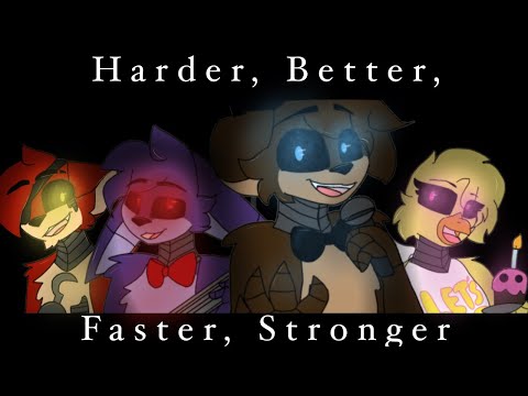 //Harder, Better, Faster, Stronger//Animation Meme//Five Nights At Freddy's - FlipaClip