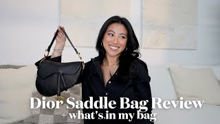 DIOR SADDLE BAG: Is it worth your $ What it fits inside + full review 🤭