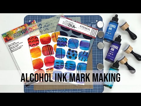 Alcohol Ink Mark Making