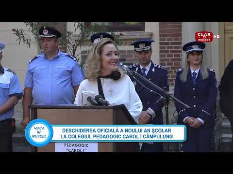 Viata in Muscel 11.09.2023 - Deschidere oficiala a noului an scolar - Colegiul Pedagogic Carol I