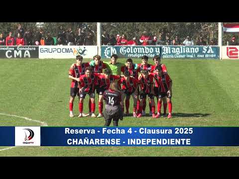 Div. Reserva: Chañarense 1-0 Independiente / Fecha 4 (Clausura) / Liga Interprovincial / 24/08/25