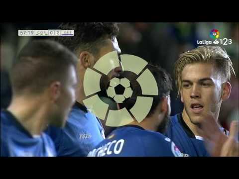 Golazo de Jorge Molina (0-2) Córdoba CF vs Getafe CF