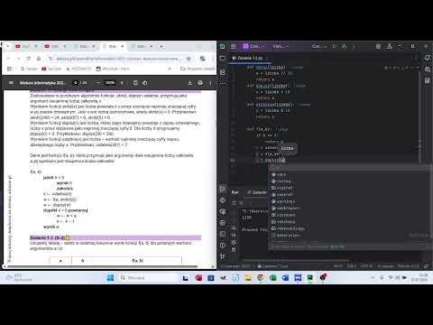 Matura z informatyki czerwiec 2025 formuła 2023 zadanie 1.2