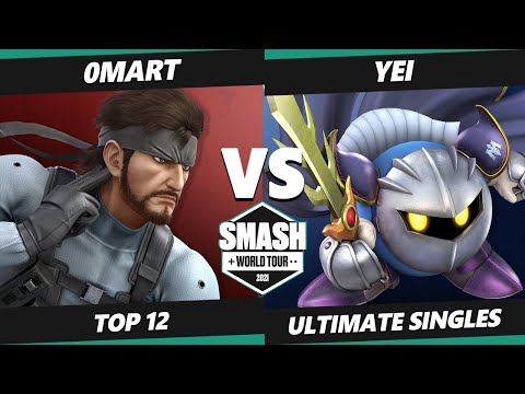 SWT CA RF Top 12 - Yei (Lucina, Palutena, Meta Knight) Vs. Omart (Snake) SSBU Ultimate Tournament