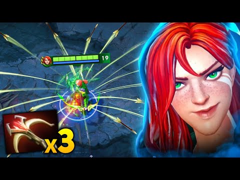 100% Crit Chance Hitting Everywhere🔥🔥🔥Windranger 25 Kills | Dota 2 Gameplay