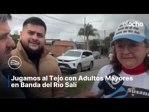 JUGAMOS AL TEJO CON ADULTOS MAYORES EN BANDA DEL RÍO SALÍ