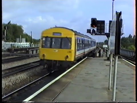 British Rail Oxford 1991-Loco Hauled Action with class 37, 47 & 58s + DMUs