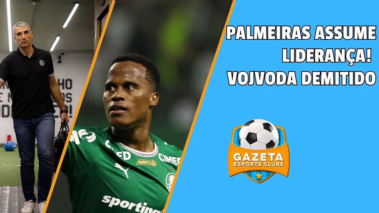 Palmeiras LÍDER do Brasileirão, Vojvoda DEMITIDO do Santos e surpresa do Coritiba