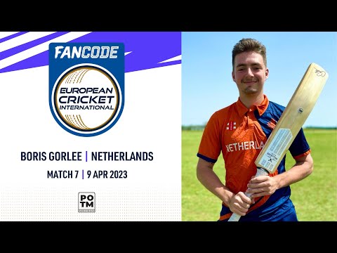 POTM: B.Gorlee - NED vs POR | Highlights | FanCode ECI Portugal | 9 Apr 2023 | ECI23.037