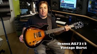 Ibanez Artcore AS7312 Semi-Hollow Electric Guitar Demo