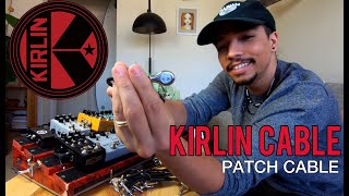 Video thumbnail for KIRLIN Cable PATCH CABLES for my PEDAL BOARD by Nobes Music