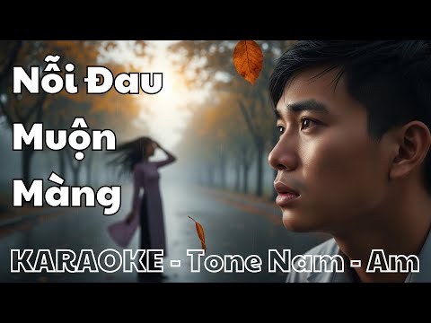 Nỗi Đau Muộn Màng (Ngô Thụy Miên) | Karaoke Nhạc Tím Tone Nam (Am)