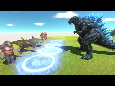 Godzilla Earth VS Units Of Evolution - Animal Revolt Battle Simulator