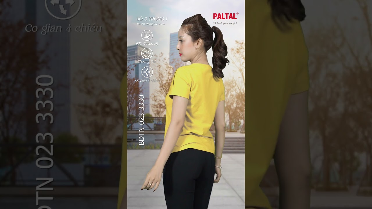 Set đồ bộ nữ kiểu quần dài tay ngắn chất cotton siêu mát 023p 3330