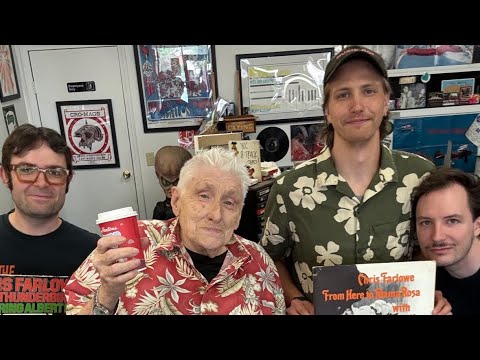 Chris Farlowe spends a day at Revolver Records.