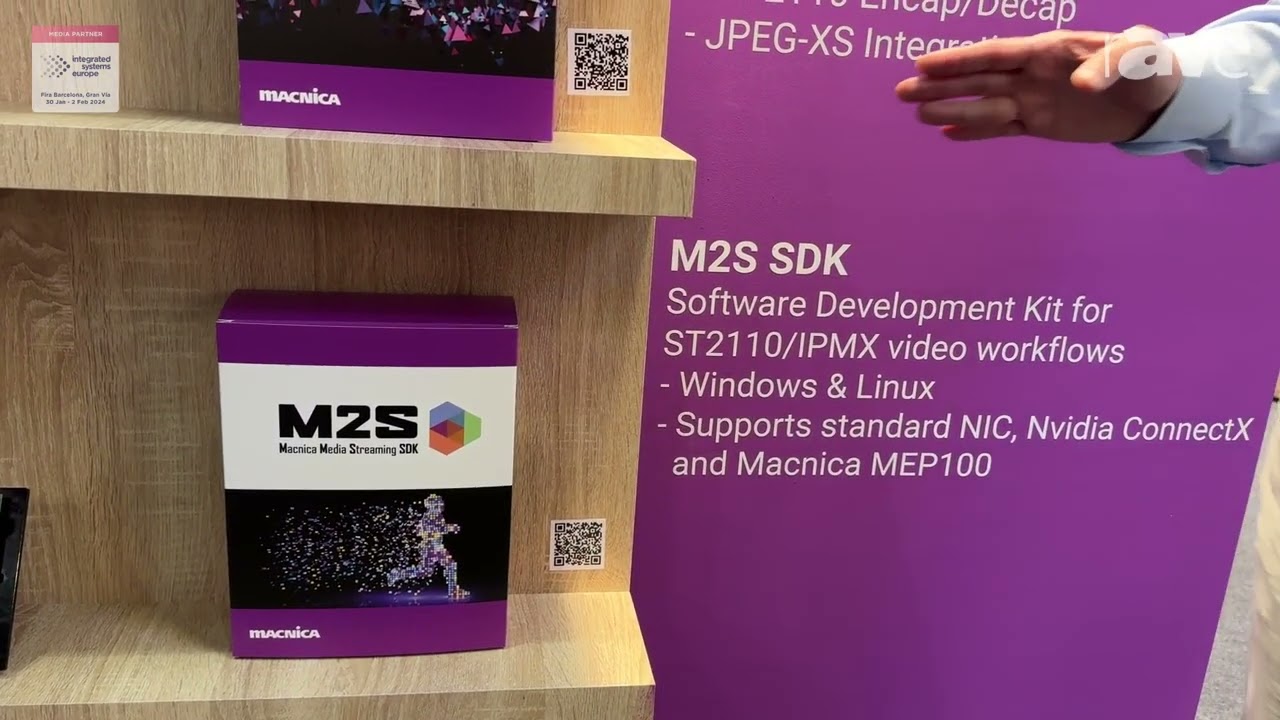 ISE 2024: Macnica Showcases M2S Software Development Kit for ST2110/IPMX Video Workflows
