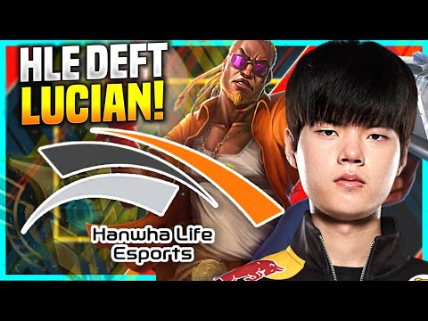 DEFT IS THE NEW ADC FOR HLE! - HLE Deft Plays Lucian ADC vs Jhin! | Preseason 11 Patch 10.24 SoloQ