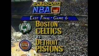 1988 Pistons-Celtics CBS Intro (Game 6)
