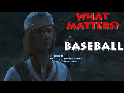 Fallout 4: Nuka World -- Nisha is going to learn to respect baseball....