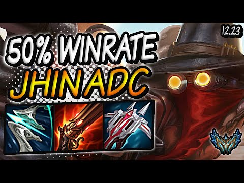 Jhin vs Caitlyn ADC / KR Challenger / Patch 12.23 / Season 12 [ 12 / 3 / 11 ] 💥