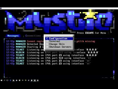 Mystic BBS v2.0 preview