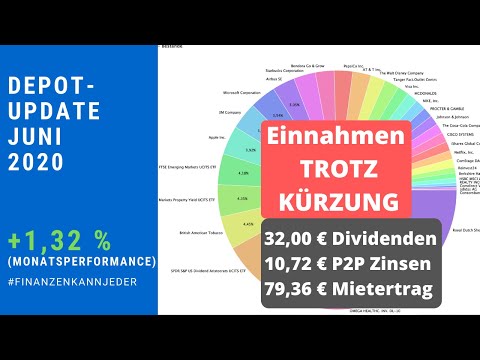 Depotupdate Juni 2020 | ETFs fliegen RAUS | Dividende gesteigert