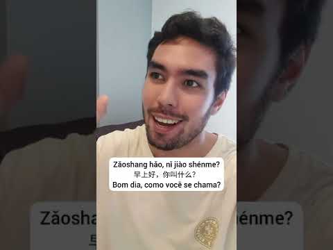 Conversação em Mandarim: nome e nacionalidade • Aula de chinês #shorts