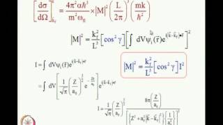 Mod-01 Lec-33 Atomic Photoionization cross sections, angular distributions of photoelectrons - 3