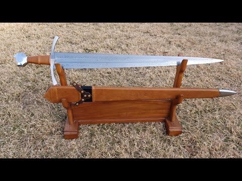 Cutting tatami with a custom type XIV arming sword from Swordier